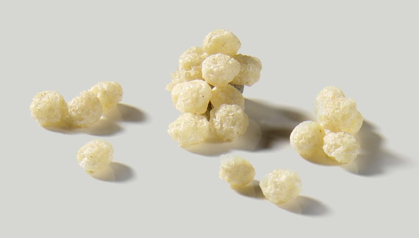 Weizen-Reis-Mais-Crispy rund